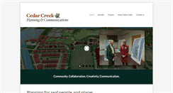 Desktop Screenshot of cedarcreekplanners.com